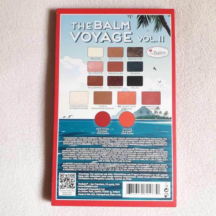 Paleta de maquilhagem da The  Balm - OFERTA de portes!