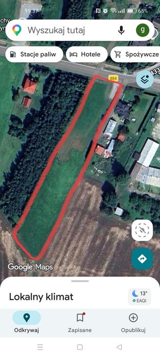 Sprzedam działkę budowlaną WZ 54a w Bachórzu