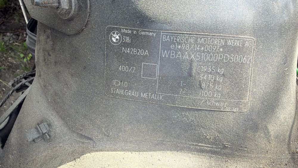 Silnik kompletny BMW e46 N42B20A e87 e90 e91