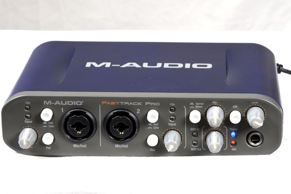 M-Audio Fast Track Pro , звуковая карта, аудио интерфейс