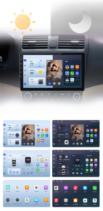 Rádio 10" android HONDA ACCORD 7 de 2/32GB CARPLAY WIFI GPS Novo