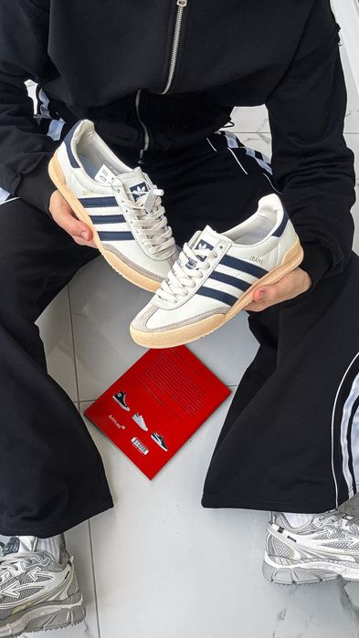 Кросівки Кроссовки Adidas Jeans Beige Blue Бежевый Бежевий Кросовки демісезон