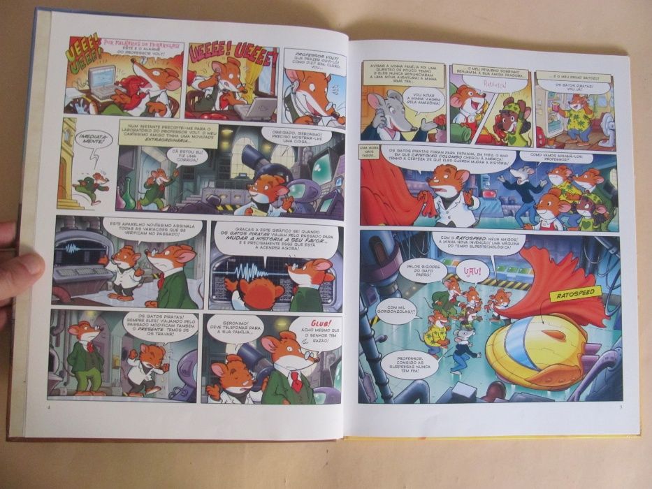 BD - À Descoberta da América de Geronimo Stilton