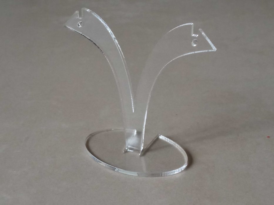 Ekspozytor na biżuterię Przezroczysty stojak na kolczyki z plexi