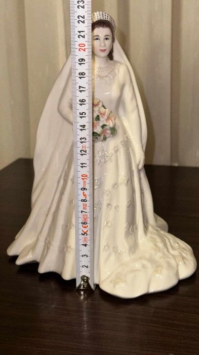 Na prezent  figurka z porcelany królowa