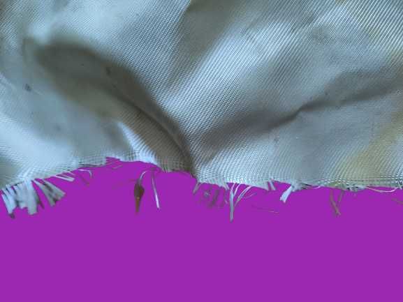 Тяжёлая техническая ткань, 2 отреза, синтетика с блеском