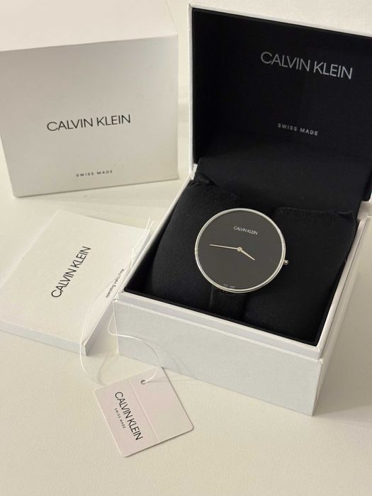 Zegarek Calvin Klein Full Moon K8Y 231 czarny tarcza 42mm