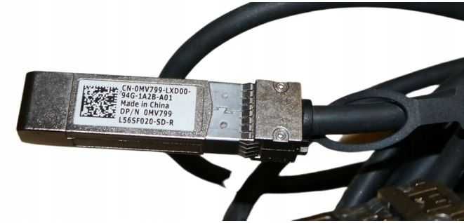 Kabel sieciowy Dell 0MV799 SFP+ do SFP+ serwerowy