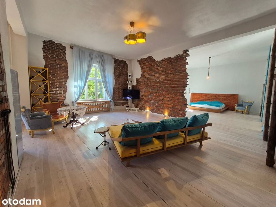 Designerski, piękny loft 2 pokojowy z aneksem w pełni wyposażony