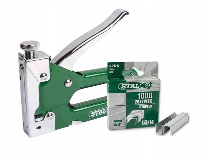 Zszywacz Tapicerski Taker Do Zszywek 4-14mm Stalco + Zszywki 6