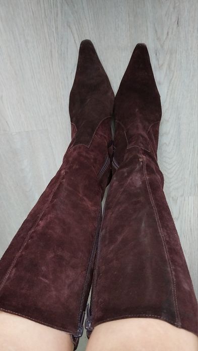 Botas em pele de camurça original Datelli