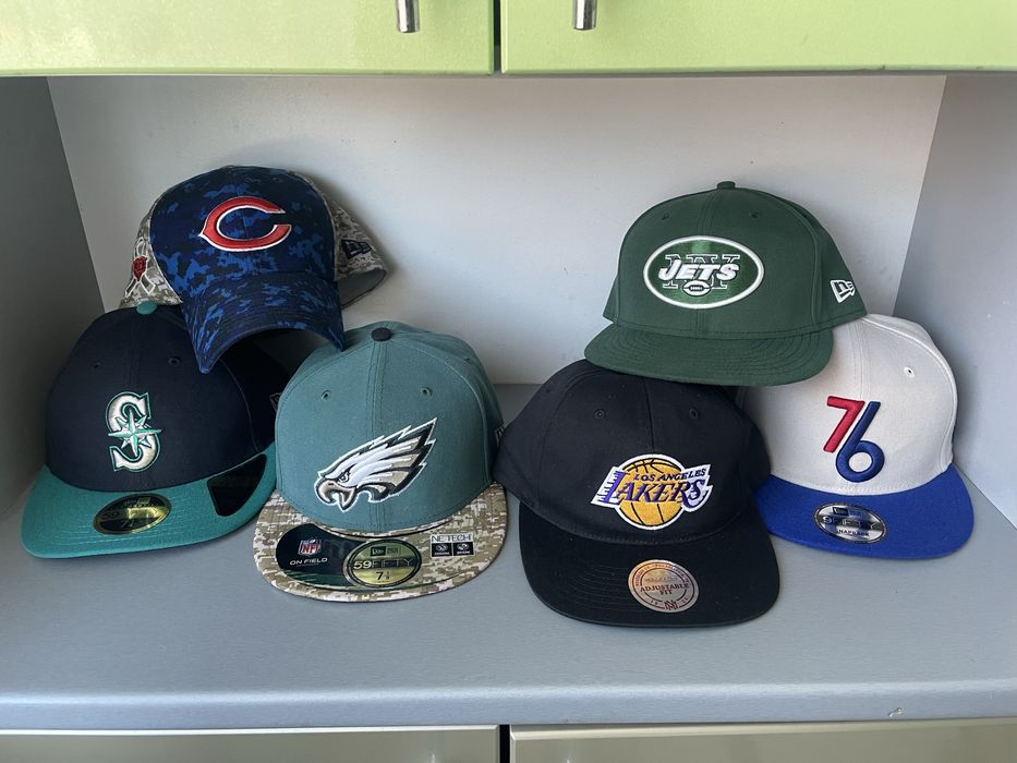 Колекція бейсболок snapback New Era NBA MLB NFL mitchell & ness