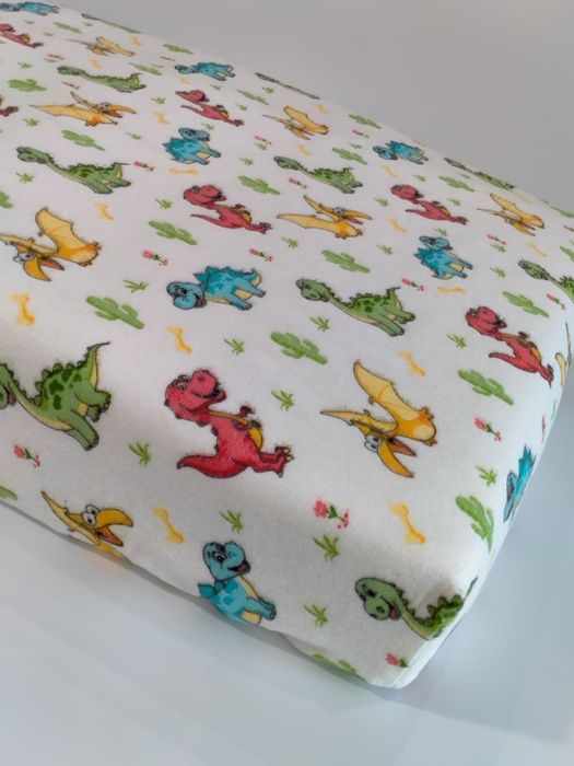 Теплі простирадла в приставне ліжечко, простынь на резинке (#6329)