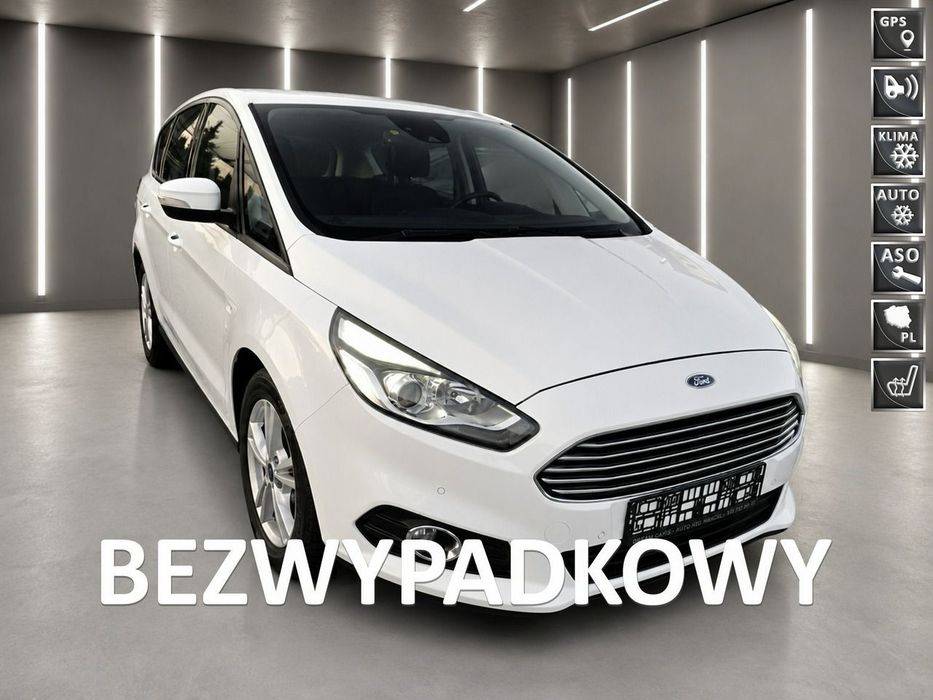 Ford S-Max bezwypadkowy*niski przebieg*nawigacja*opłacony
