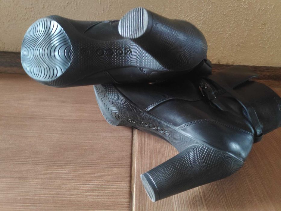 Botki damskie skórzane, Ecco, r. 41