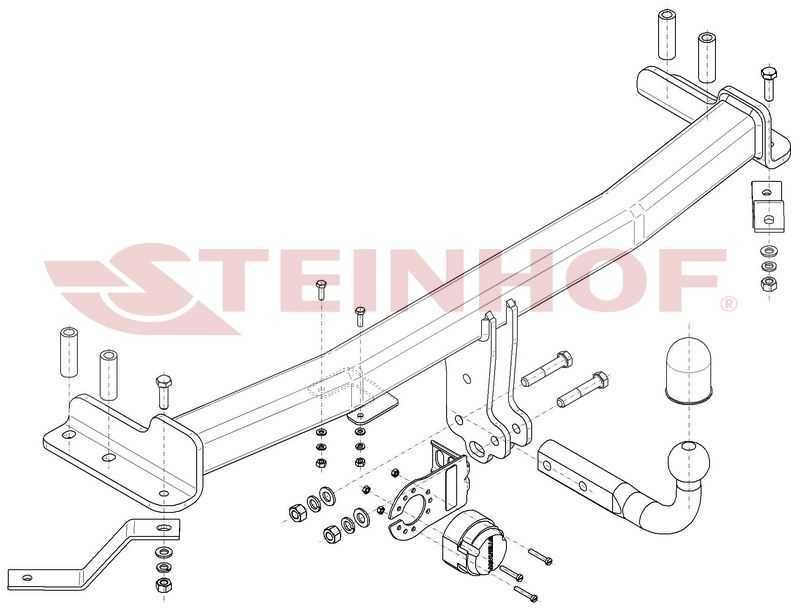 HAK HOLOWNICZY + moduł 7 pin Ssangyong RODIUS II od 2013