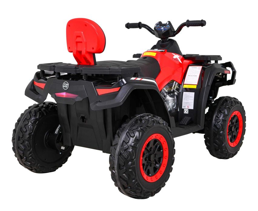Quad XT-Speed dla dzieci Czerwony Napęd 4x4 EVA Wolny Start Radio MP3