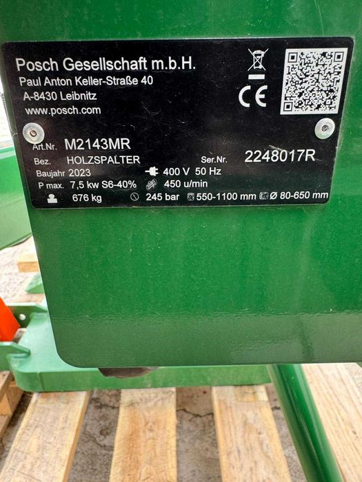 łuparka do drewna Posch hydrocombi 26