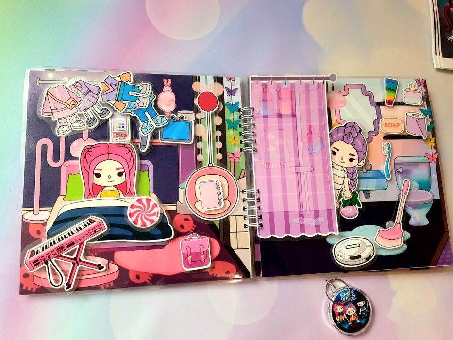 Demon Hunter на липучках демон хантер ліпучках альбом книжка тока бока