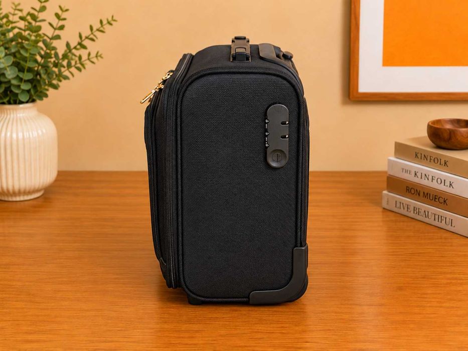 Mala Trolley de Cabine CCL Preta com 2 Rodas – Viagem Low Cost, Trabalho e Portátil