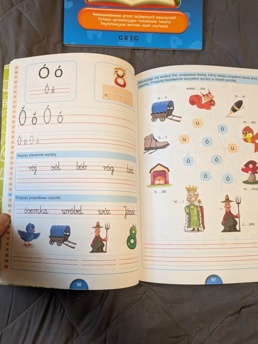 Czytanki metodą sylabową. Elementarz.