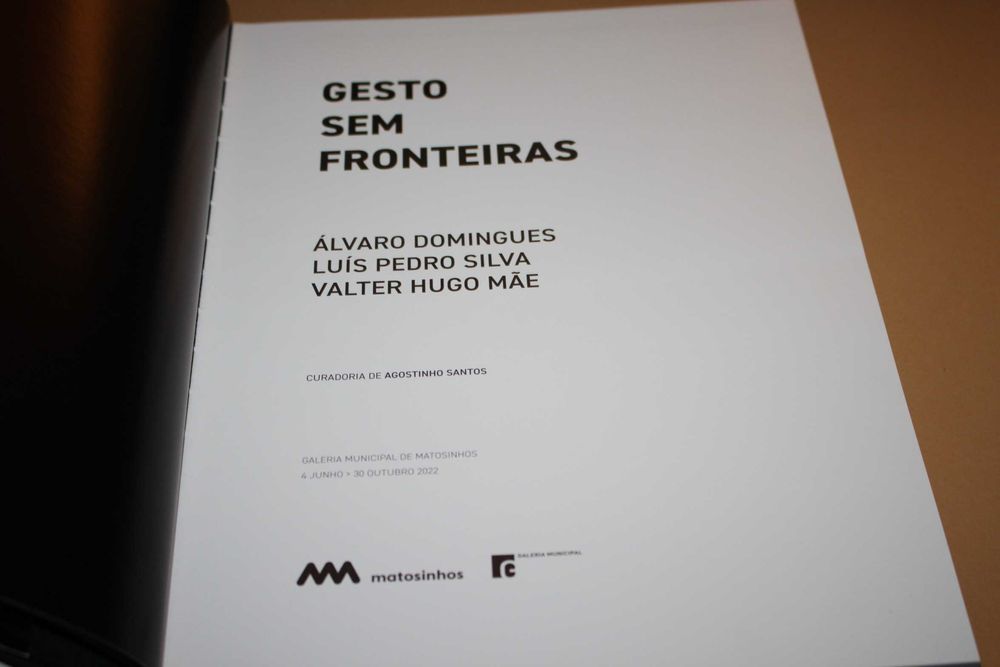 Gesto Sem Fronteiras // Álvaro D ; Luís Pedro Silva; Valter Hugo Mãe