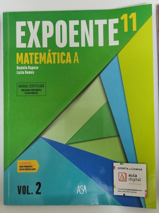 Manuais de matemática Expoente 11