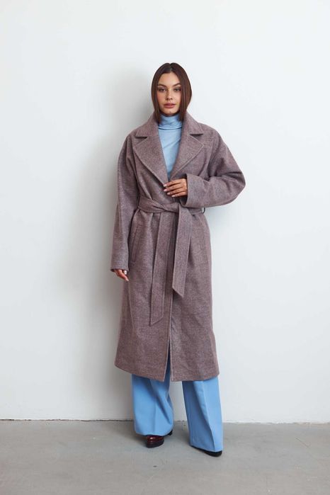 Пальто Италия Кашемир хит сезона Зима 2025 утеплено