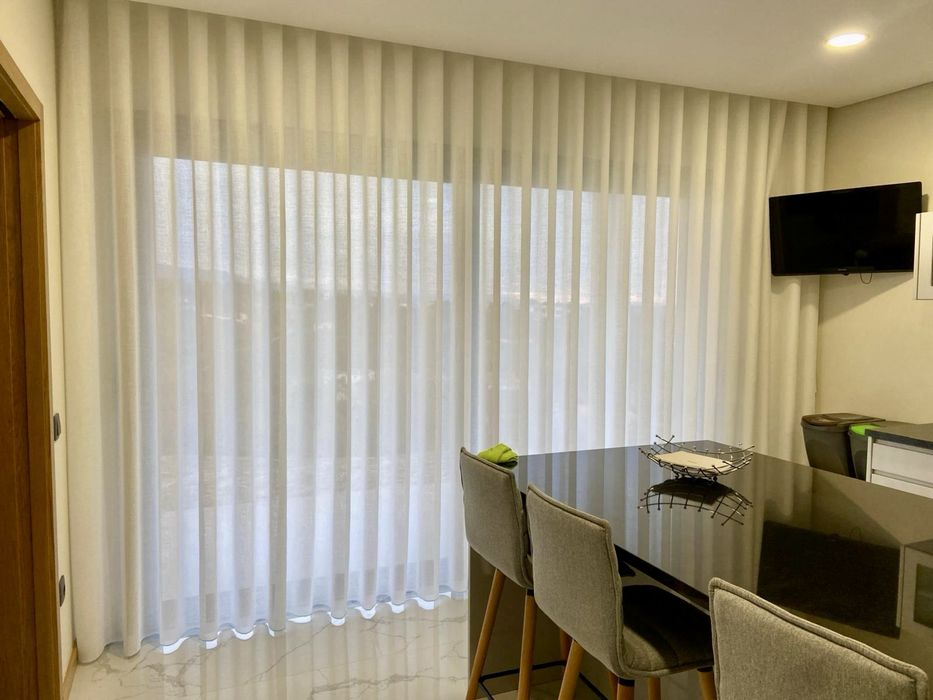 Cortinados por medida - Efeito onda