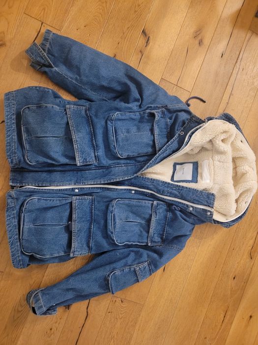 Ciepła kurtka jeans Bershka 38