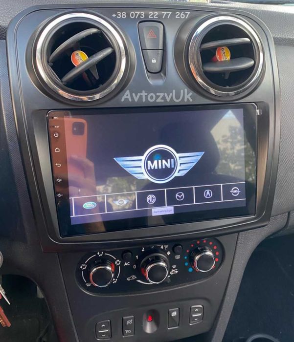 Магнітола KADJAR Renault LOGAN SANDERO MCV DACIA Lodgy DOKKER Андроїд 16