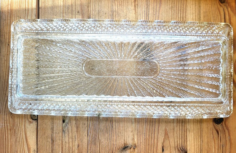 Krzyształowa patera półmisek