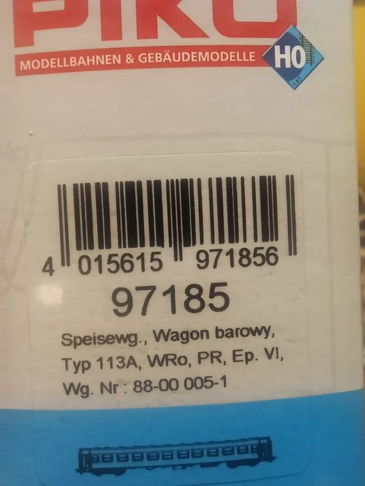 Wagon Osobowy PR REGIO EKSPRES 2kl 112A PIKO 97623