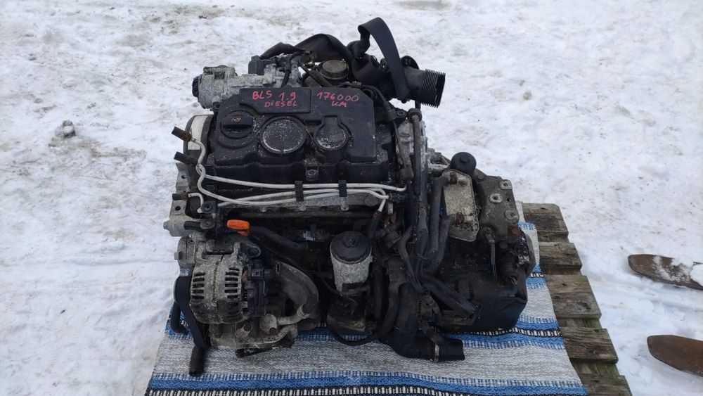 Silnik kompletny VW 1.9 diesel kod: BLS