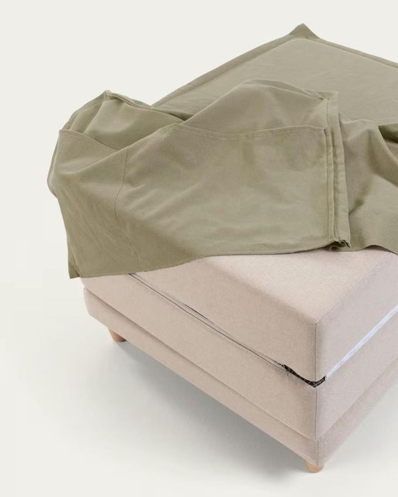 Pufe-cama compacto e super confortável - Cinza Claro