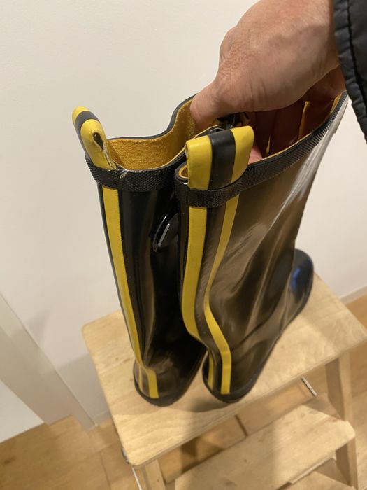 Botas de borracha Joules preto/amarelo 38