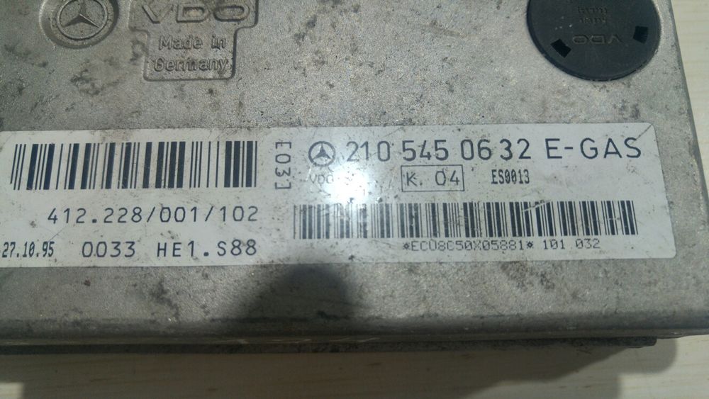 Mercedes W124 2,8 3.2 benzyna moduł sterownik E-GAZ