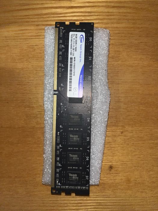 ОЗУ DDR3 - 8гб. TED38G1600C11BK