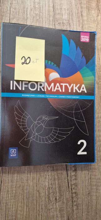 Informatyka.  Podręcznik do klasy drugiej zakres podstawowy