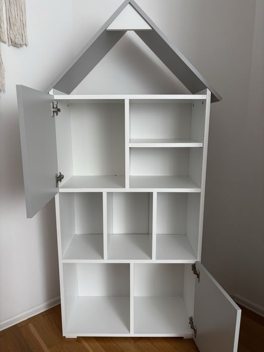 Regał domek drewniany dla dzieci