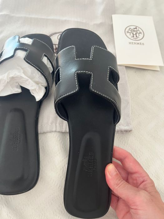 Sandalias Hermès d’oran nº41 novas