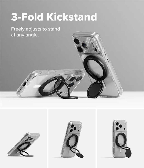 Магнитный держатель Ringke Dual Magnetic Smart Holder Black