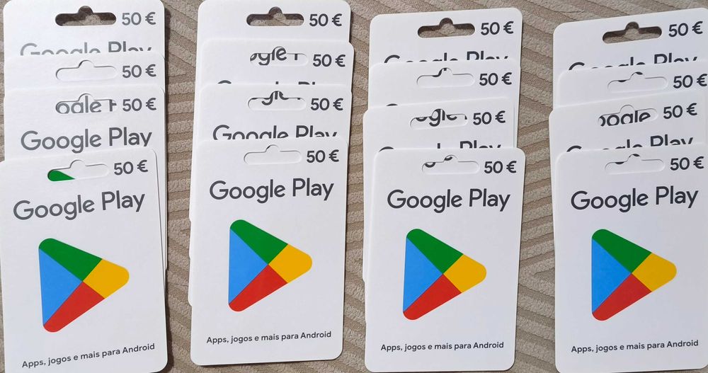 Cartões Google Play