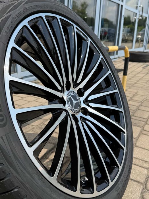 Nowe Koła zimowe Mercedes 20" cali klasa E w214  S w222 czarno srebrne szprychowe