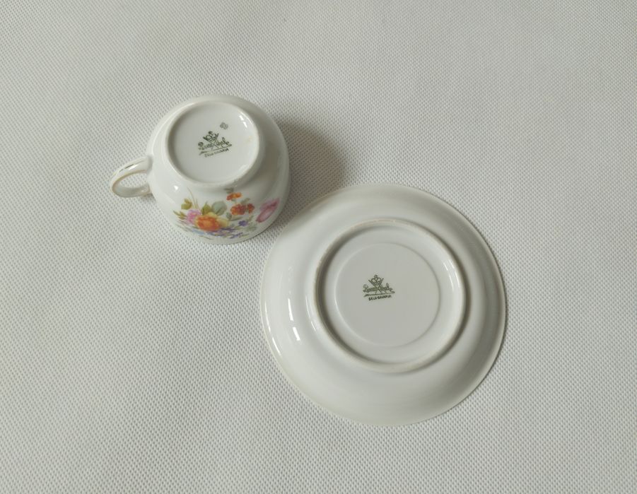 Porcelanowa filiżanka ze spodkiem Rosenthal lata 20.