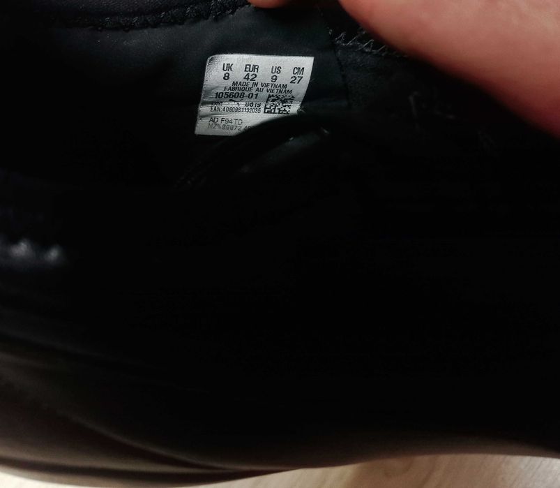 Чоловічі бутси Puma King Pro SG чорні натуральна шкіра для хлопця р 42