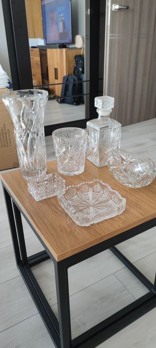 Kryształy PRL 6 sztuk