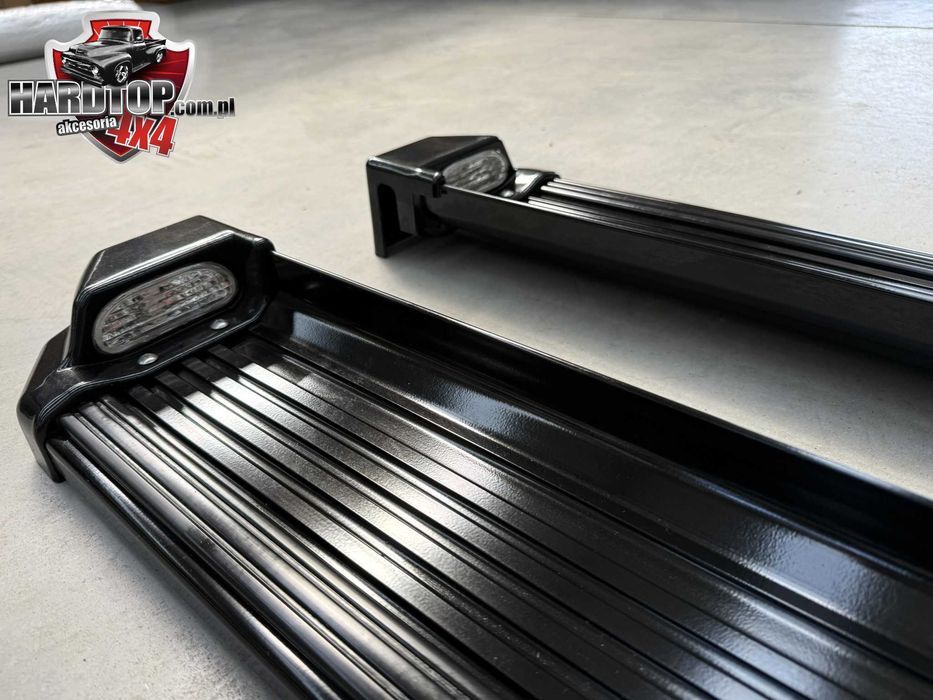 Progi Boczne Stopnie Aluminiowe z LED Ford Ranger 2011+