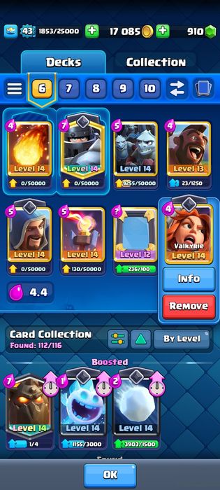 Продам акаунти  клеш рояль