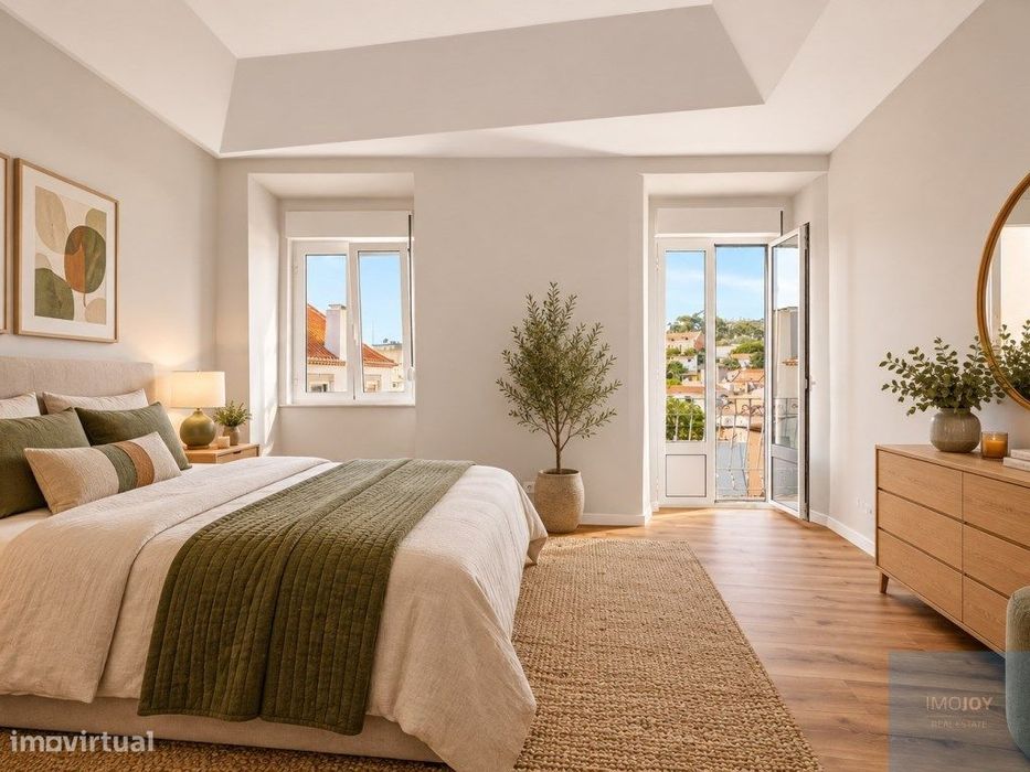 Apartamento T2 Remodelado com Terraço Privativo na Ajuda em Lisboa